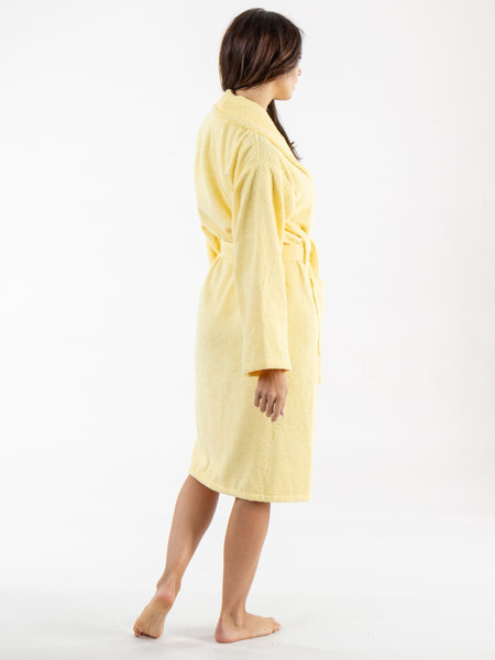 Изображение товара Халат Minteks Махровый ТВ04-7 (р.50, желтый)