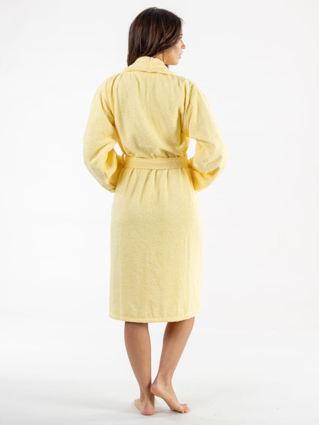 Изображение товара Халат Minteks Махровый ТВ04-7 (р.50, желтый)