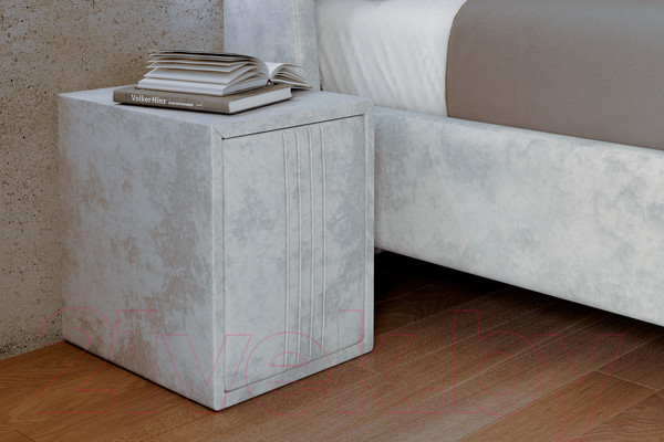 Изображение товара Прикроватная тумба Мебельград Севилья (тиффани серый)