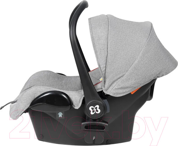 Изображение товара Детская универсальная коляска Farfello Molly Trio 3 в 1 (Light Grey)