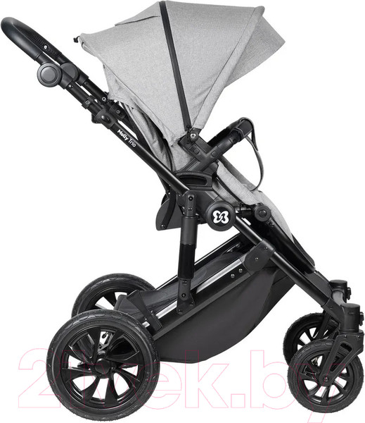 Изображение товара Детская универсальная коляска Farfello Molly Trio 3 в 1 (Light Grey)