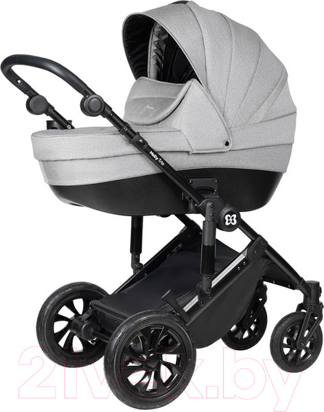 Изображение товара Детская универсальная коляска Farfello Molly Trio 3 в 1 (Light Grey)