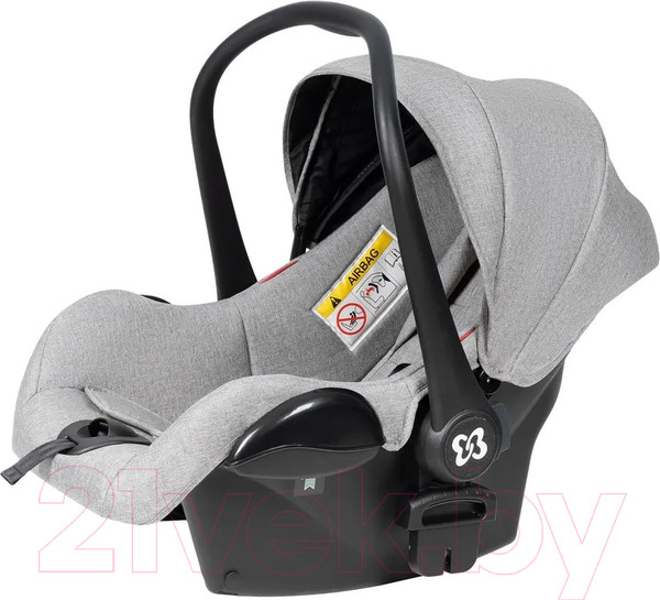 Изображение товара Детская универсальная коляска Farfello Molly Trio 3 в 1 (Light Grey)