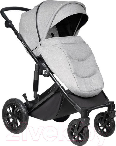 Изображение товара Детская универсальная коляска Farfello Molly Trio 3 в 1 (Light Grey)