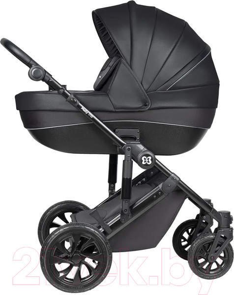 Изображение товара Детская универсальная коляска Farfello Molly Trio 3 в 1 (Total Black)