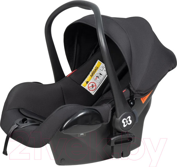 Изображение товара Детская универсальная коляска Farfello Molly Trio 3 в 1 (Total Black)