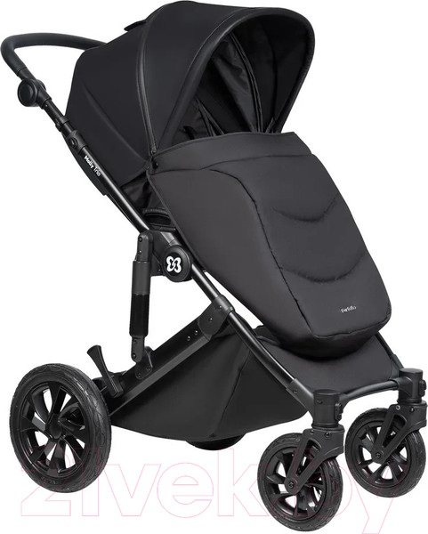 Изображение товара Детская универсальная коляска Farfello Molly Trio 3 в 1 (Total Black)