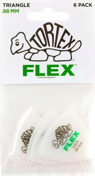 Изображение товара Набор медиаторов Dunlop Manufacturing 456P.88 Tortex Flex