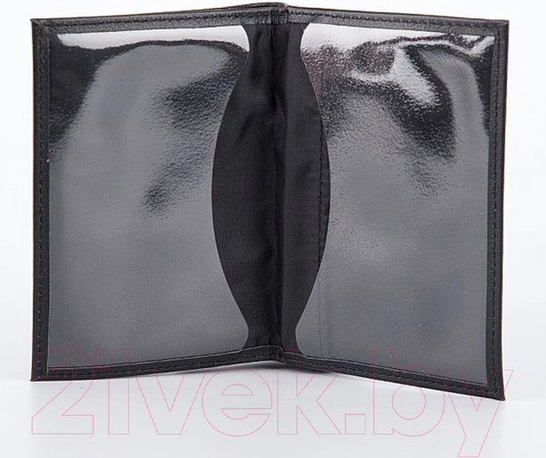 Изображение товара Обложка для автодокументов Poshete 604-001LG-BLK (черный)