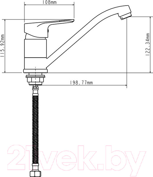 Изображение товара Смеситель Ekko E49703