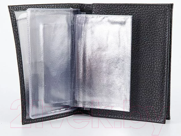 Изображение товара Обложка для автодокументов Poshete 604-001M-BLK (черный)