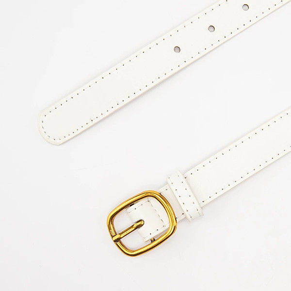 Изображение товара Ремень женский No Brand 909-A11-WHT (белый)