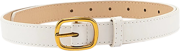 Изображение товара Ремень женский No Brand 909-A11-WHT (белый)