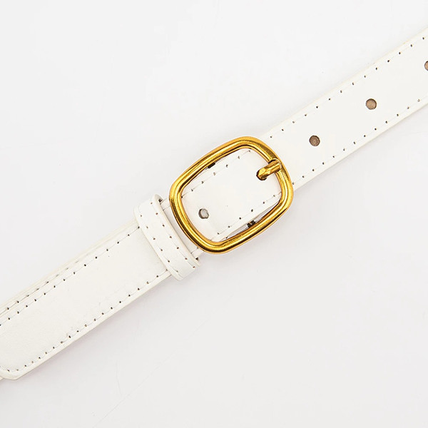 Изображение товара Ремень женский No Brand 909-A11-WHT (белый)