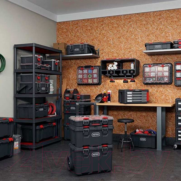 Изображение товара Органайзер для инструментов Keter 251491 (черный/красный)