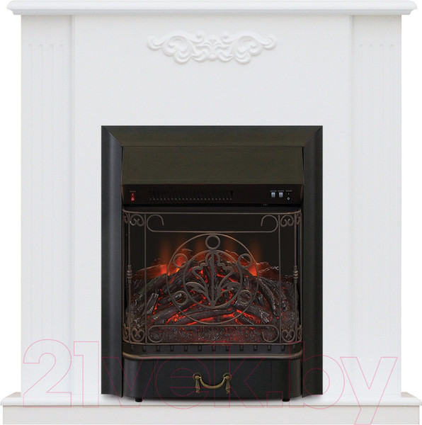 Изображение товара Каминокомплект Смолком Lumsden STD-ASP Majestic-S LUX BL LT (белый ваниль)