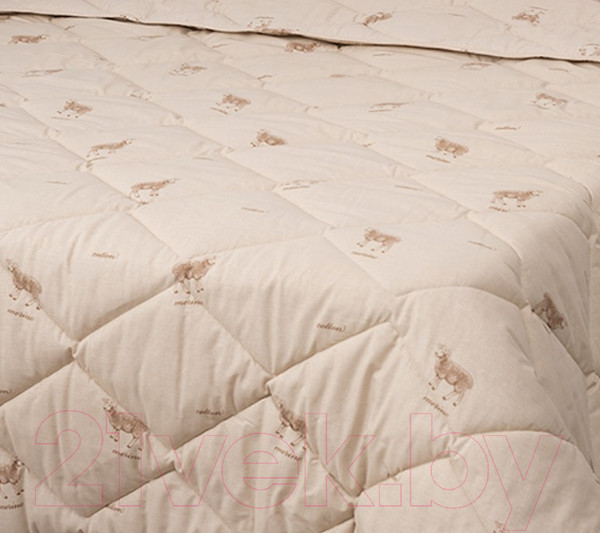 Изображение товара Одеяло Milanika Овечья шерсть Премиум лайт Экстра 2сп