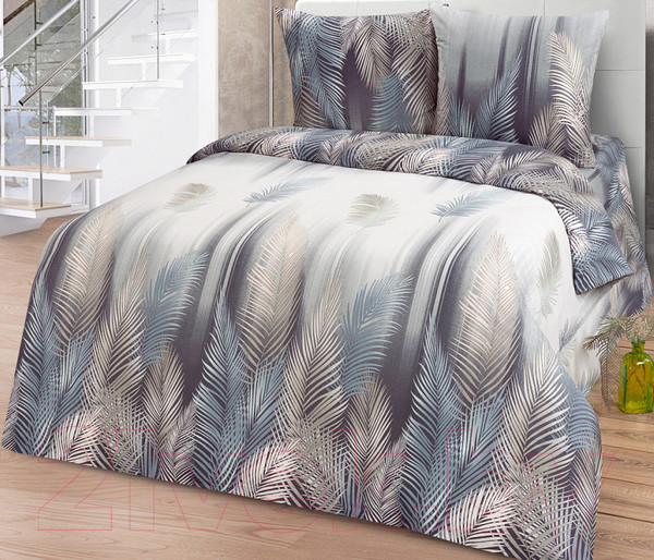 Изображение товара Комплект постельного белья Milanika Смоки 1.5сп (бязь)