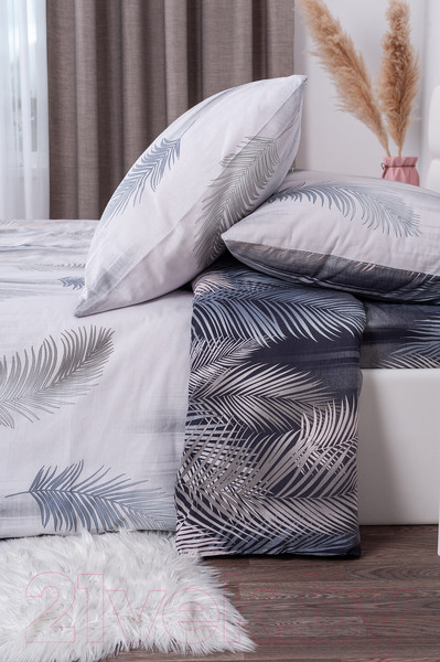 Изображение товара Комплект постельного белья Milanika Смоки 1.5сп (бязь)