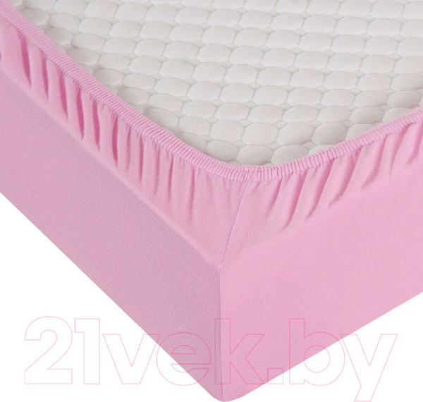 Изображение товара Простыня Milanika Светло-лиловая 180x200x20 (трикотаж)