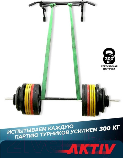 Изображение товара Турник Absolute Champion Aktiv / АЧ 8545 (черный, желтые ручки)