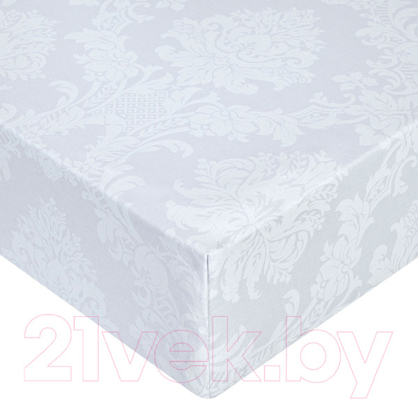 Изображение товара Простыня Milanika Кварц на резинке 140x200x20 (поплин/жаккард)