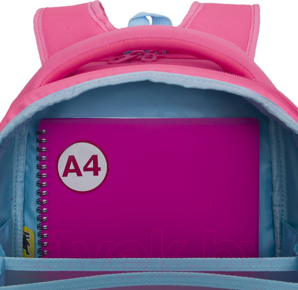 Изображение товара Школьный рюкзак Grizzly RAf-492-3 (розовый)