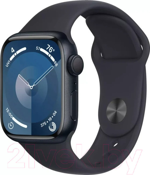 Изображение товара Умные часы Apple Watch Series 9 GPS 41mm (Midnight, ремешок M/L)