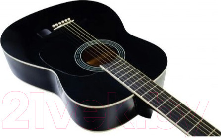 Изображение товара Акустическая гитара Veston F-38 BK dPACK 1 + комплект аксессуаров