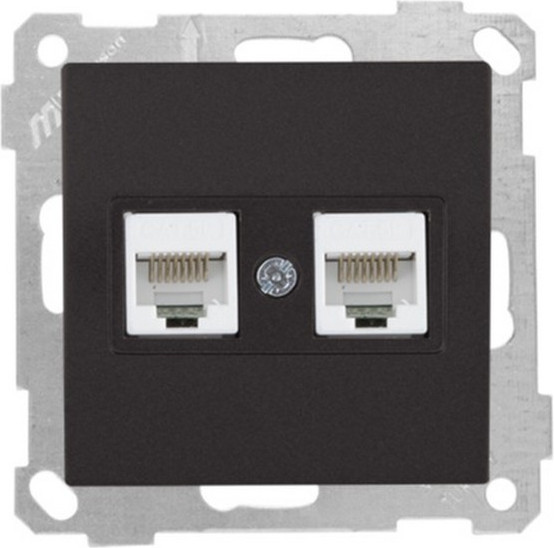 Изображение товара Розетка Mutlusan 2100-138-0184 (черный матовый)