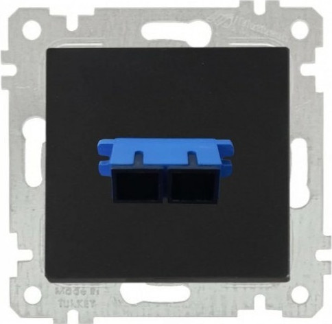 Изображение товара Розетка Mutlusan Rita 2200-461-0184 (черный матовый)