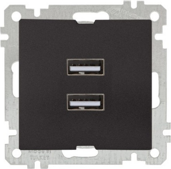 Изображение товара Розетка Mutlusan 2100-449-0184 (черный матовый)