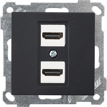 Изображение товара Розетка Mutlusan 2100-458-0184 (черный матовый)