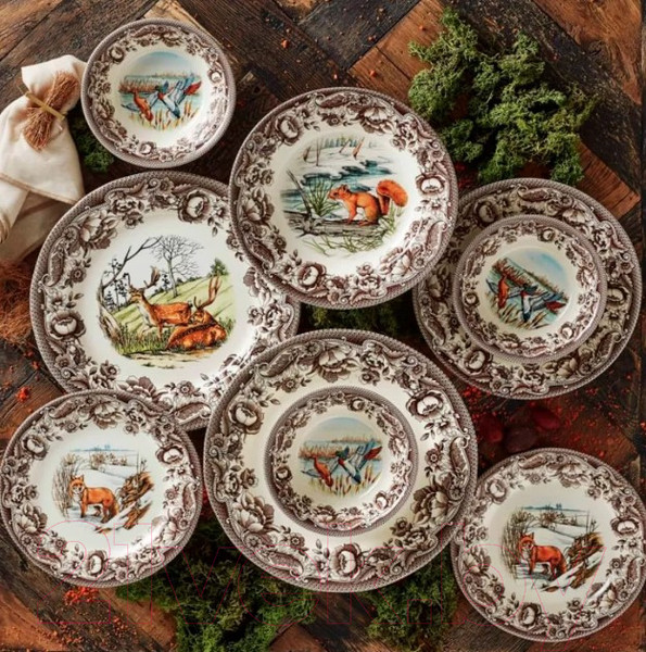 Изображение товара Тарелка столовая глубокая Grace By Tudor England Haydon Grove GR02-23.3SPL