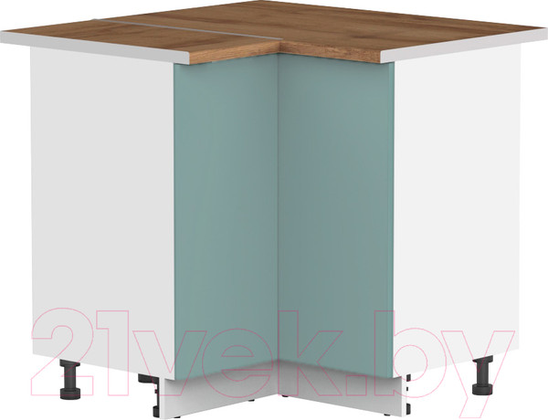 Изображение товара Шкаф под мойку Интермебель Микс Топ ШСРУМ 850-29-900 (сумеречный голубой/дуб вотан)