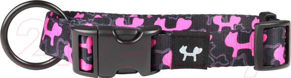 Изображение товара Ошейник United Pets Complete Me Identity L (черный/розовым)