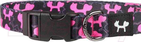 Изображение товара Ошейник United Pets Complete Me Identity S (черный/розовым)
