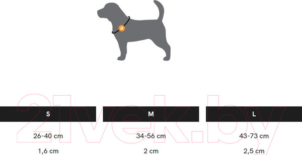 Изображение товара Ошейник United Pets Complete Me Identity S (черный/розовым)