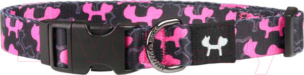 Изображение товара Ошейник United Pets Complete Me Identity M (черный/розовым)