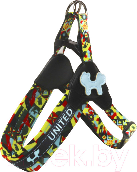 Изображение товара Шлея United Pets Complete Me S 42x44-58 см (разноцветный рисунок)