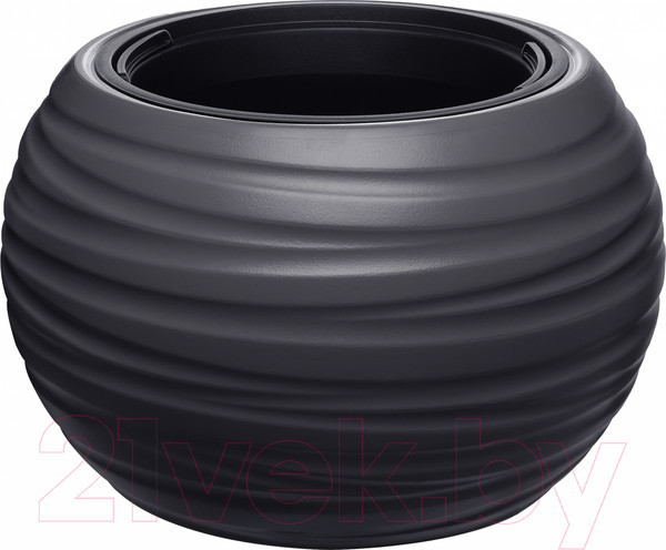 Изображение товара Кашпо Эльфпласт Luna / ЕР634 (графитовый)