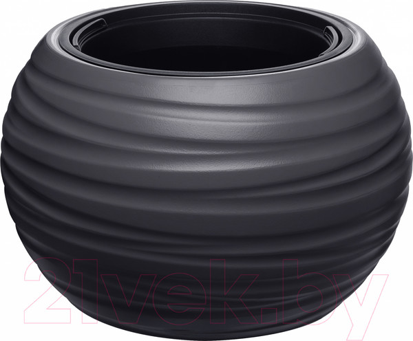 Изображение товара Кашпо Эльфпласт Luna D435 / ЕР633 (графитовый)