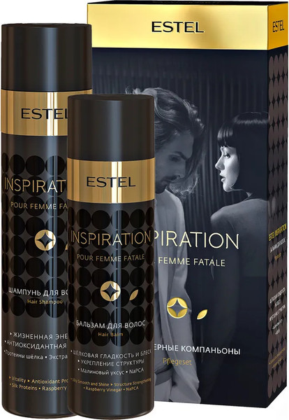 Изображение товара Набор косметики для волос Estel Inspiration Парфюмерные компаньоны Шампунь+Бальзам (250мл+200мл)