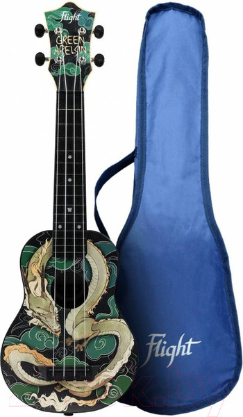 Изображение товара Укулеле Flight Tus Jade Dragon / Green Apelsin