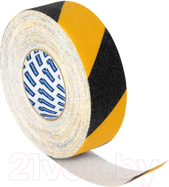 Изображение товара Скотч противоскользящий OfficeSpace Зернистая / SLz_55415 (черный/желтый)