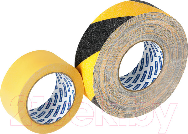 Изображение товара Скотч противоскользящий OfficeSpace Зернистая / SLz_55415 (черный/желтый)