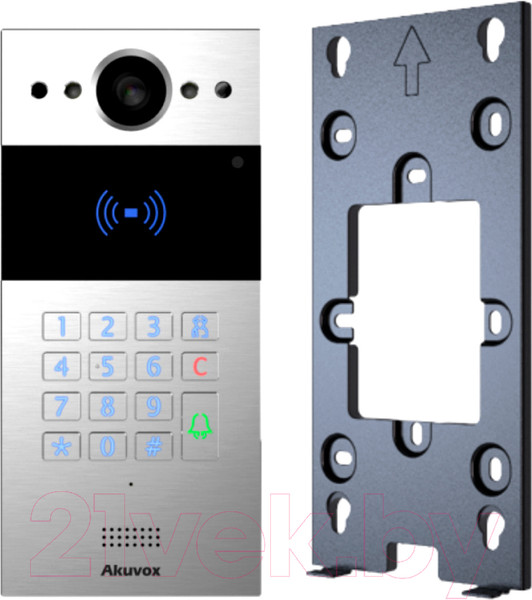 Изображение товара IP-вызывная панель Akuvox R20K On-Wall (с кронштейном)