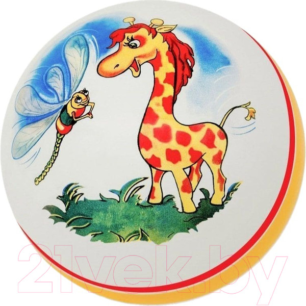 Изображение товара Мяч детский Поймай Жираф / Р1-200/1 (желтый/красный)