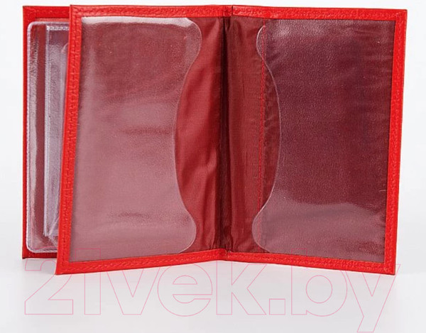 Изображение товара Обложка для автодокументов Poshete 604-001M-RED (красный)