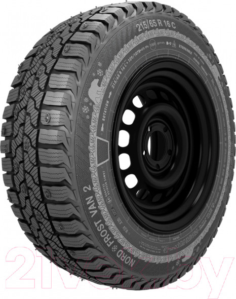 Изображение товара Зимняя легкогрузовая шина Gislaved Nord Frost Van 2 SD 225/55R17C 109/107R (шипы)